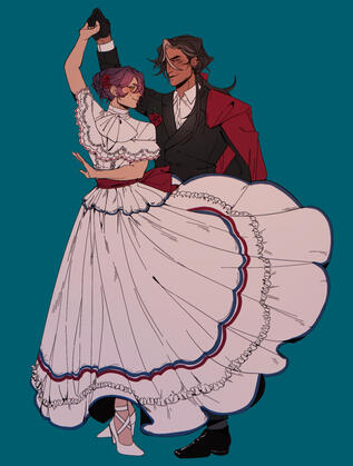 Flat color, fullbody